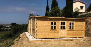 Log cabins in London